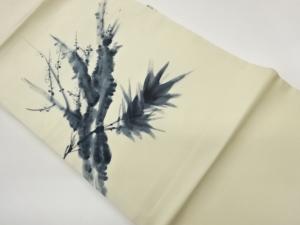 塩瀬手描き梅模様名古屋帯